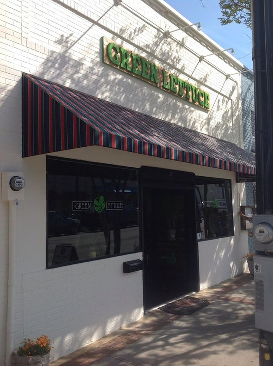 Green Lettuce USA Restaurant Downtown Greenville SC - street view