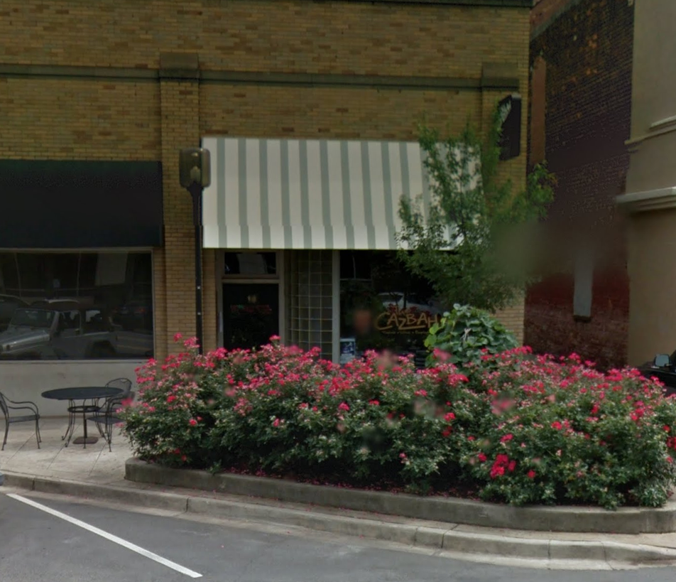 The Cazbah Tapas Restaurant and Wine Bar Downtown Greenville SC street view