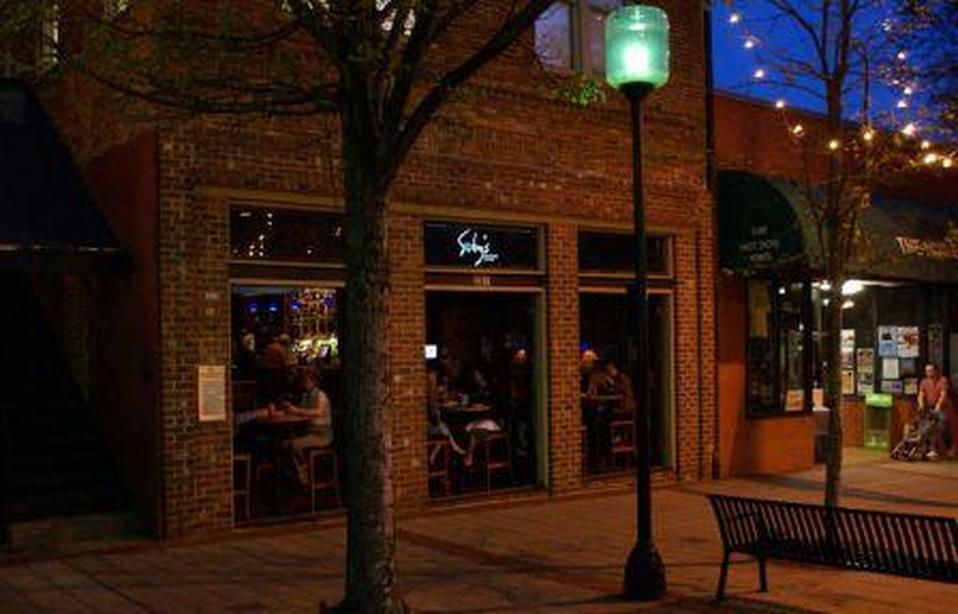 Soby's New South Cuisine Restaurant Downtown Greenville - street view