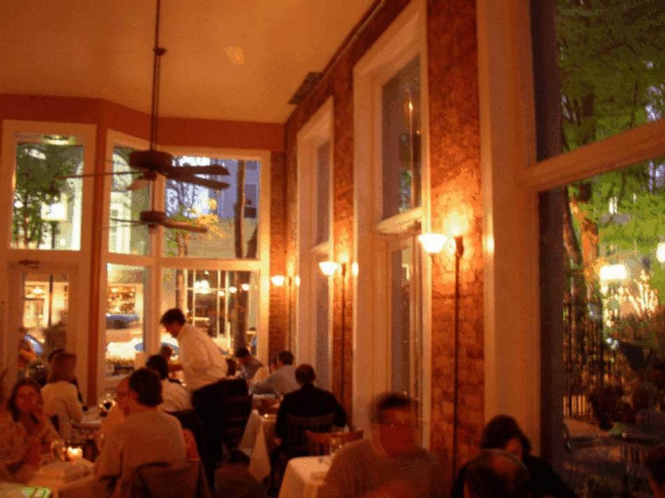 Menu - Trattoria Giorgio Italian Restaurant Downtown Greenville SC  - dining area