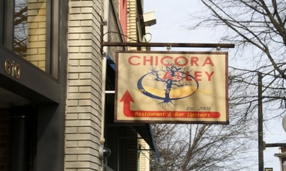 Chicora Alley Downtown Greenville SC street view