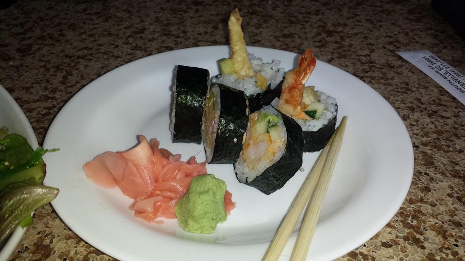 The Orient on Main Sushi and Hibachi Asian Restaurant Downtown Greenville SC - sushi plate