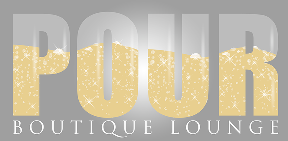 POUR Boutique Lounge Champagne and Wine Nightclub Downtown Greenville SC  - logo