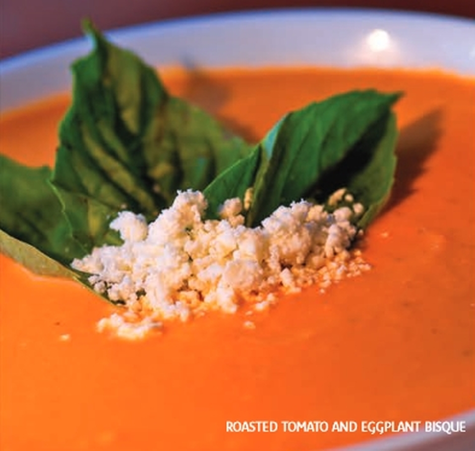 Luna Rosa Gelato Cafe Restaurant Downtown Greenville SC - Roasted Tomato and Eggplant Bisque