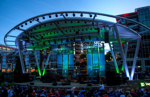 The Peace Center's TD Stage Ampitheater in Downtown Greenville
