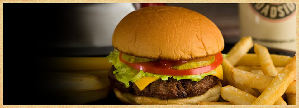 American Roadside Burger Restaurant Downtown Greenville SC - burger and fries
