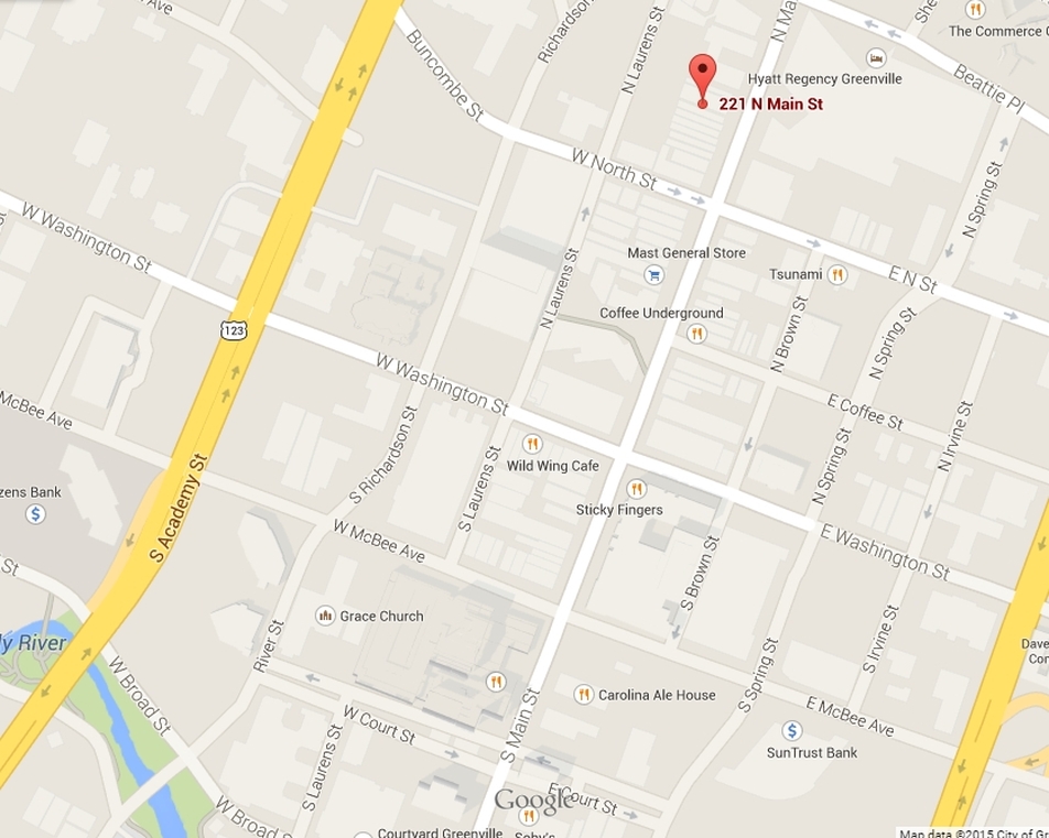 POUR Boutique Lounge Champagne and Wine Nightclub Downtown Greenville SC  - map